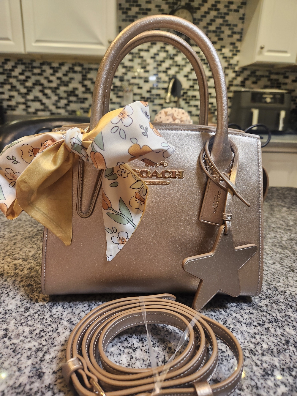 Coach Andrea Carryall with Shoulder/Crossbody Strap